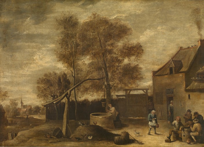 In the farmyard od David Teniers