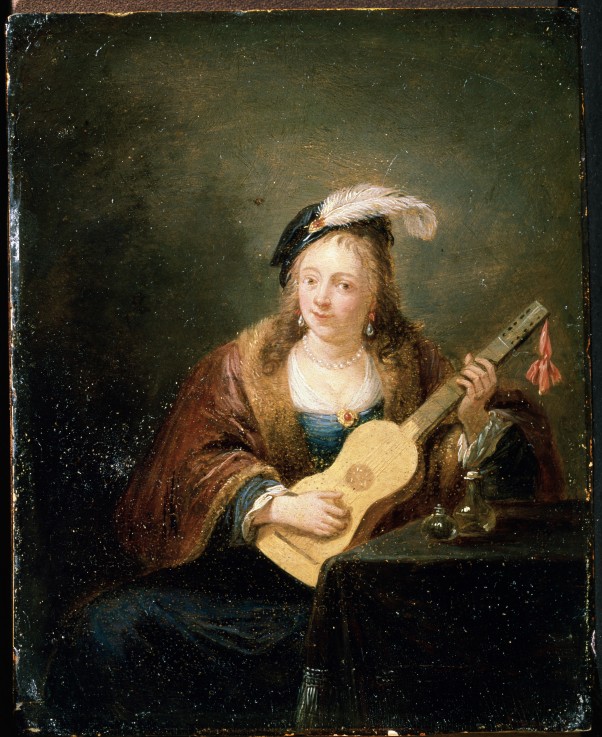 Woman with a Guitar od David Teniers