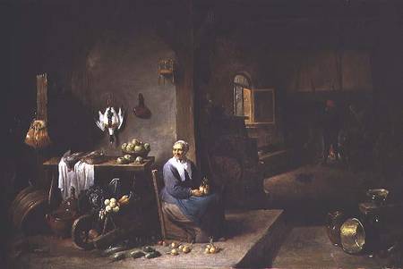 Interior of a Peasant Dwelling od David Teniers