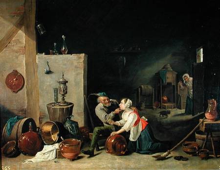 The Old Man and the Servant od David Teniers