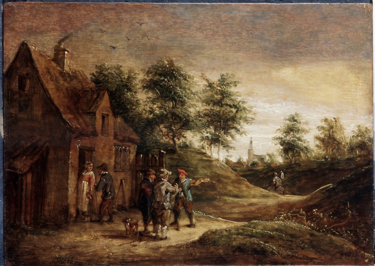 Before a tavern od David Teniers