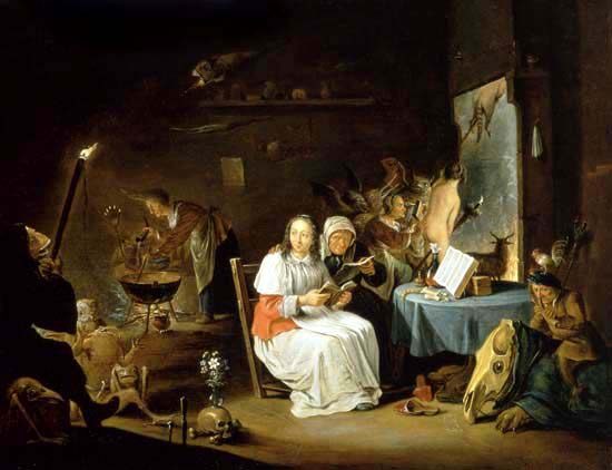 Witches Preparing for the Sabbat od David Teniers