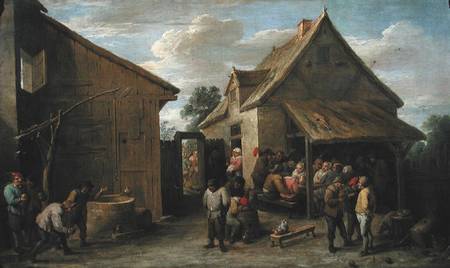 The Yard of an Inn od David Teniers
