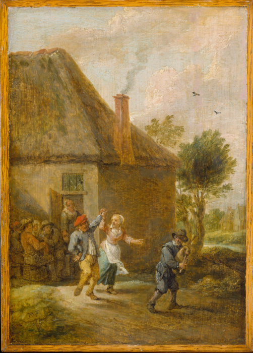 Peasants Dancing in Front of an Inn od David Teniers d. J.