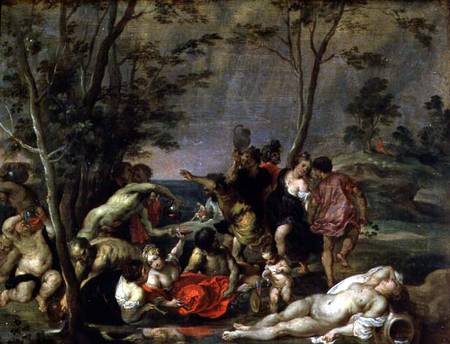 Bacchanal od David the Elder Teniers