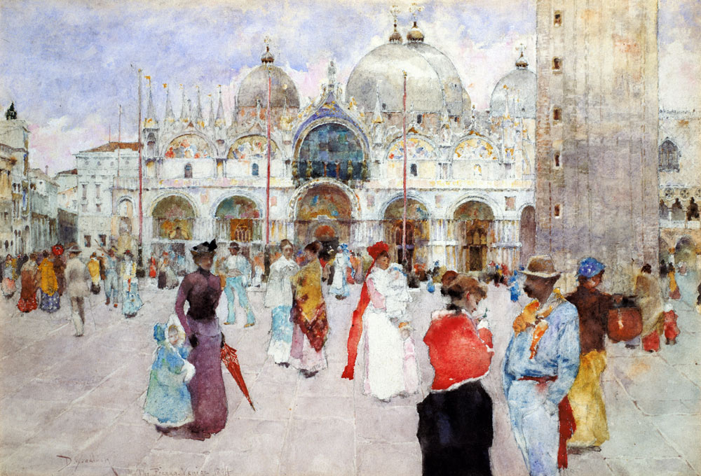 The Piazza di San Marco, Venice od David Woodlock