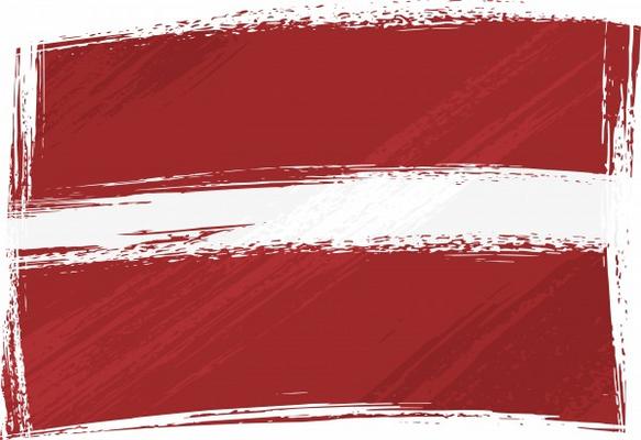 Grunge Latvia flag od Dawid Krupa