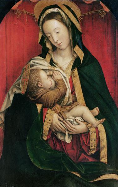 The Madonna Suckling her Child, 1520-30 (oil on panel)