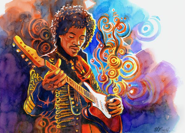 Jimi Hendrix - 4 od Denis Truchi
