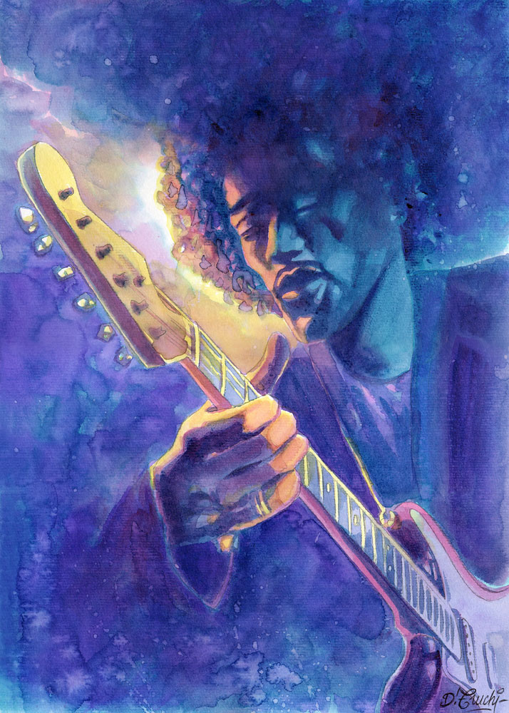 Jimi Hendrix - 5 od Denis Truchi