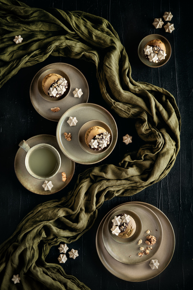 Matcha muffins with meringues od Denisa VLAICU