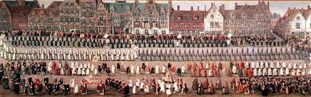 The Ommeganck in Brussels on 31st May 1615: Procession of Notre Dame de Sablon od Denys van Alsloot