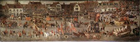 The Triumph of the Archduchess Isabella (1556-1633) in the Brussels Ommeganck of Sunday 31st May 161 od Denys van Alsloot