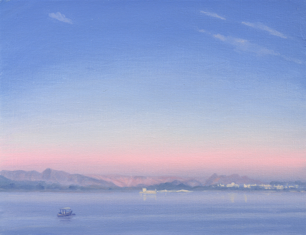Dawn over Lake Piccola od Derek Hare