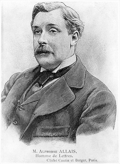 Alphonse Allais (1855-1905) late 19th century od Desire Mathieu Quesnel