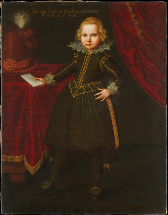 Portrait of Johann Adolf von Holzhausen od Deutscher Meister von 1608