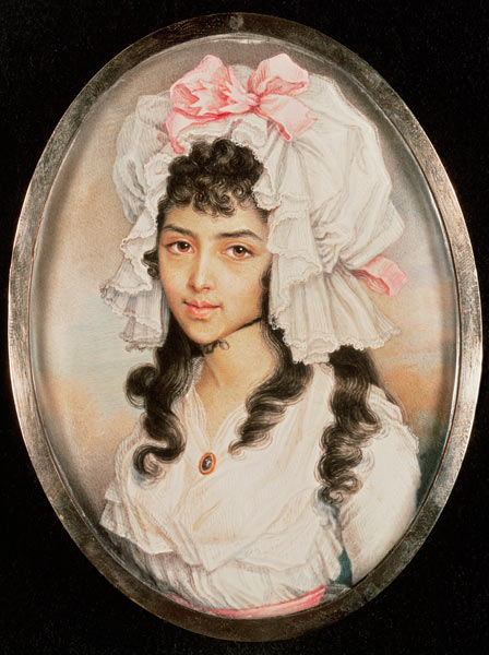 Miniature Portrait of a Girl od Diana
