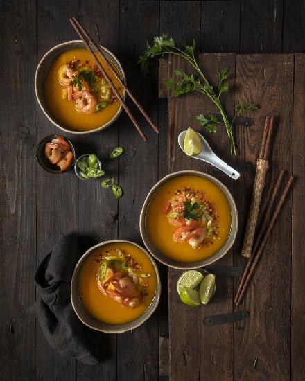 Vietnam food memories: Pumpkin soup with shrimps