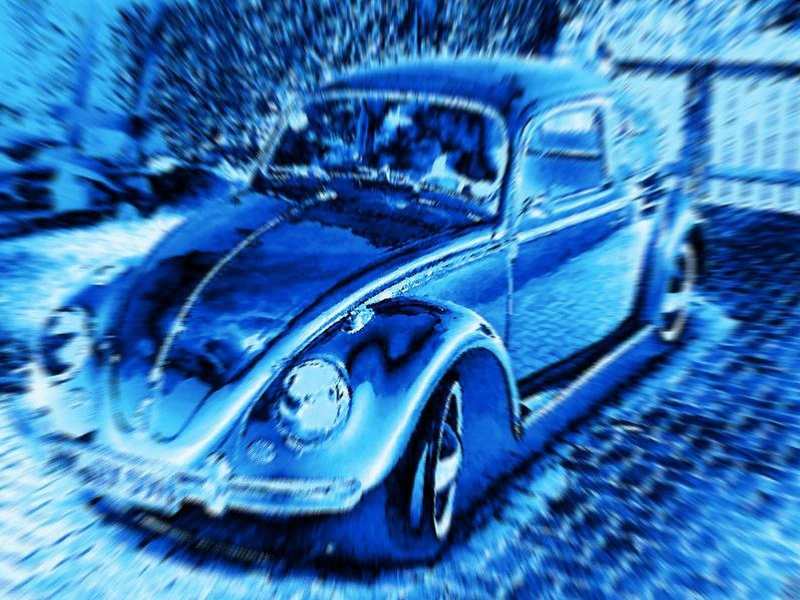 VW Käfer blau od Christophe Didillon