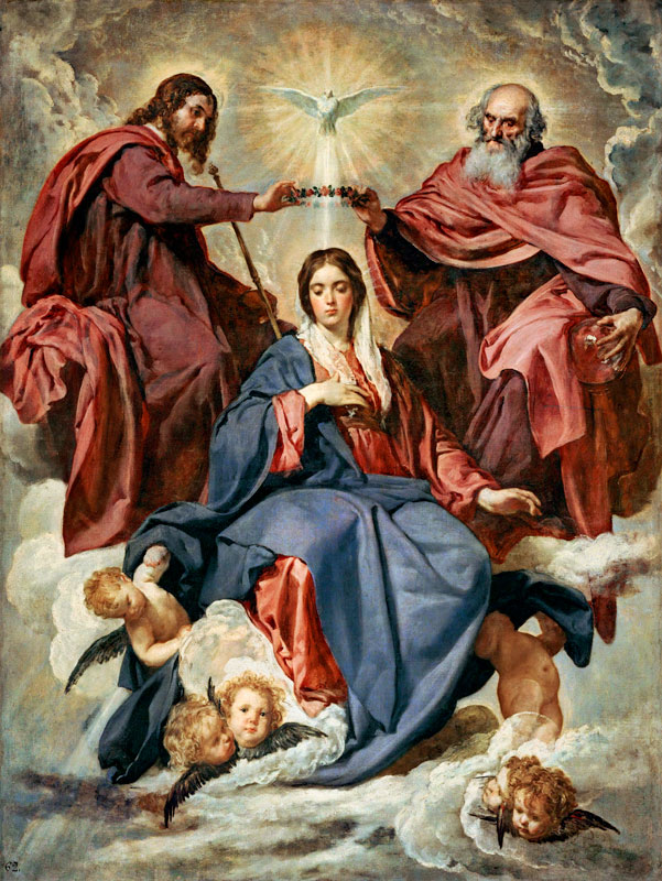 The coronation of Maria od Diego Rodriguez de Silva y Velázquez