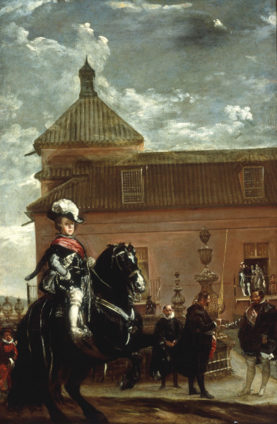 Baltasar Carlos at Riding School od Diego Rodriguez de Silva y Velázquez