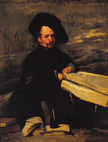 Portrait of the court jester Don Diego de Acedo of El Primo. od Diego Rodriguez de Silva y Velázquez