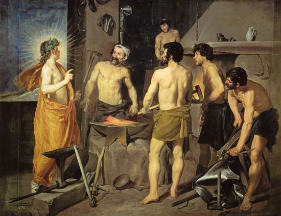 The Forge of Vulcan od Diego Rodriguez de Silva y Velázquez