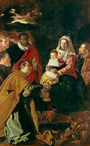 Adoration of the kings od Diego Rodriguez de Silva y Velázquez