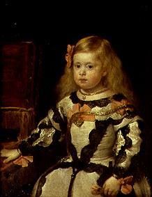 The infanta of Maria Marguerita, daughter Philipps IV. of Spain od Diego Rodriguez de Silva y Velázquez