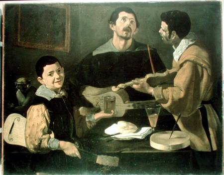 Three Musicians od Diego Rodriguez de Silva y Velázquez