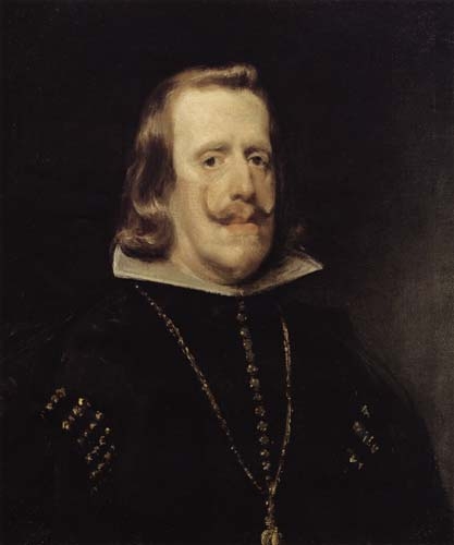 Philipp IV. of Spain od Diego Rodriguez de Silva y Velázquez