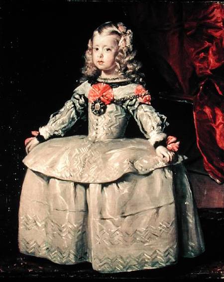 Portrait of the Infanta Margarita (1651-73) Aged Five od Diego Rodriguez de Silva y Velázquez