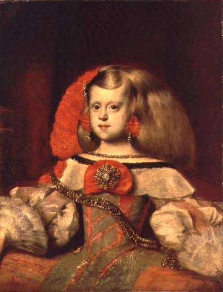 Portrait of the Infanta Margarita od Diego Rodriguez de Silva y Velázquez