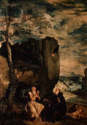 St. Anthony the Abbot and St. Paul the First Hermit