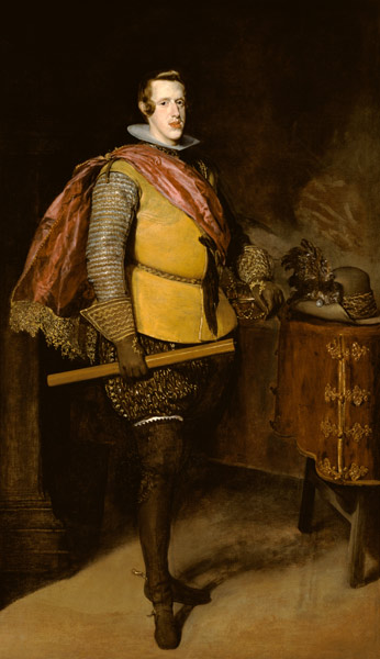 Portrait of Philip IV (1605-65) of Spain od Diego Rodriguez de Silva y Velázquez