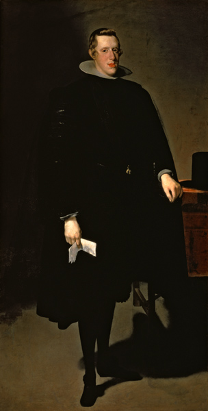 Philip IV of Spain (1605-65) od Diego Rodriguez de Silva y Velázquez