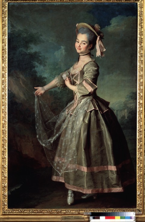 Portrait of Yekaterina Nelidova od Dimitrij Grigorjewitsch Lewizkij