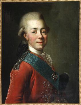 Portrait of Grand Duke Pavel Petrovich (1754-1801)