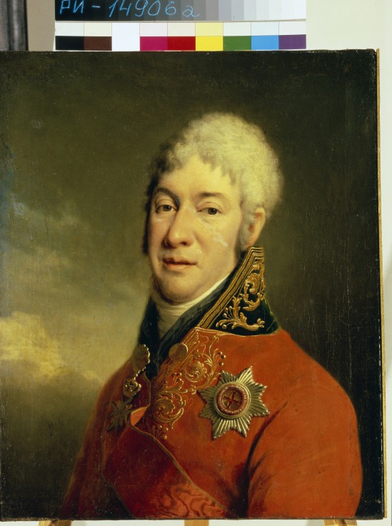 Portrait of Ivan Vladimirovich Lopukhin (1756-1816), philosopher, mystic, writer and humanitarian od Dimitrij Grigorjewitsch Lewizkij