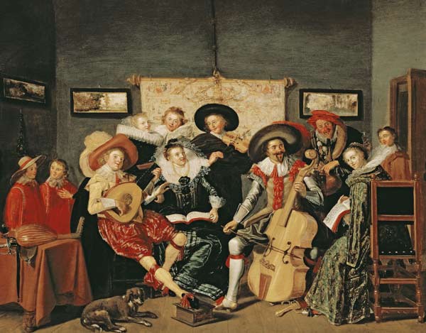 A Musical Party od Dirck Hals