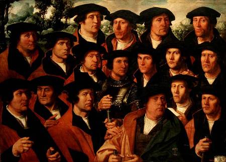 Group Portrait of the Shooting Company of Amsterdam od Dirck Jakobsz