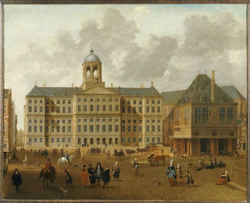 Das Rathaus von Amsterdam. od Dirck Maas