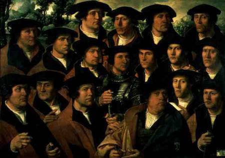 Group Portrait of the Shooting Company of Amsterdam od Dirk Jacobsz