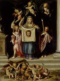 St. Veronika with the handkerchief Jesu od Dirk Quade v.Ravensteyn