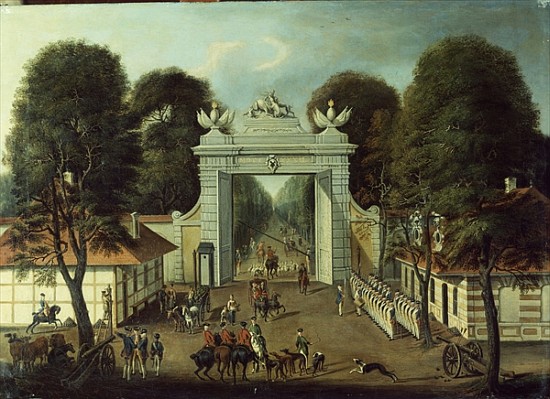 Hunting Lodge in Potsdam, c.1735 od Dismar Degen