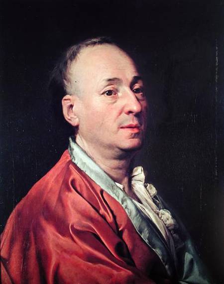 Denis Diderot (1715-84) od Dmitri Grigor'evich Levitsky