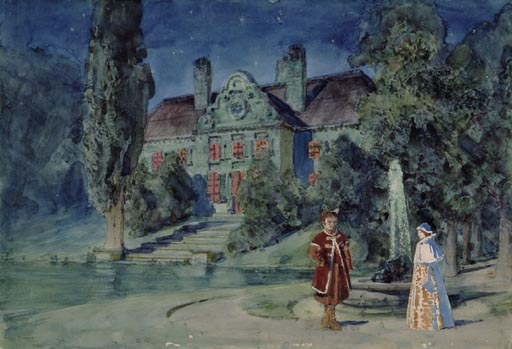 Schlossgarten von Sandomir od Dmitrijewitsch Polenow von Wassili