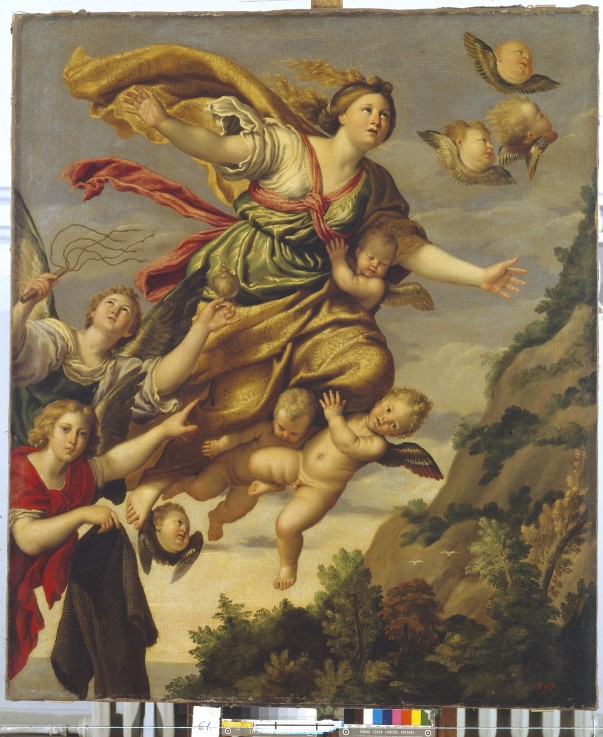 Mary Magdalene Taken up to Heaven od Domenichino (eigentl. Domenico Zampieri)