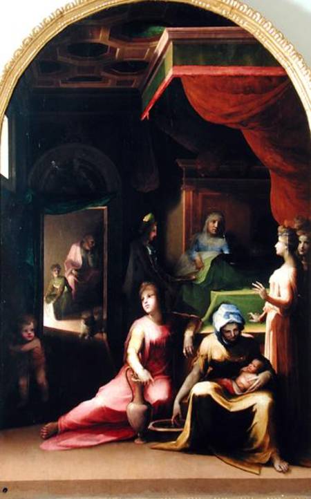 The Birth of the Virgin od Domenico Beccafumi