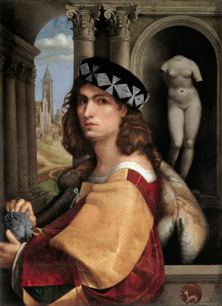 Portrait of a Gentleman od Domenico Capriolo